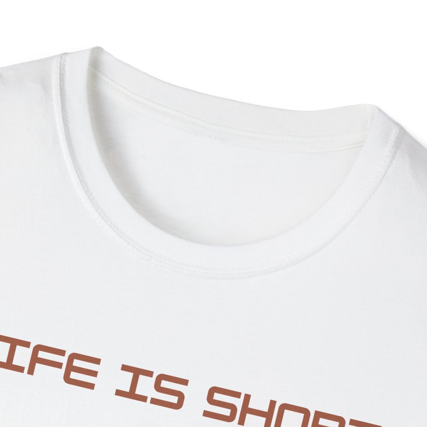 Life is Short: Get a Dog Unisex T-Shirt, Cute Dog Lover Gift, Animal Rescue Tee, Pet Adoption Shirt, Dog Themed Clothing