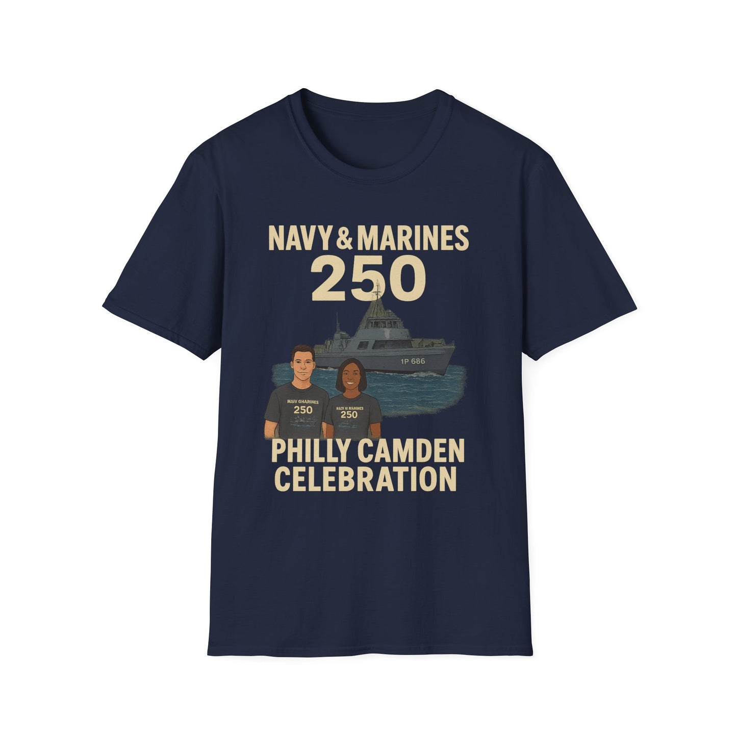 U.S. Navy & Marines 250 Anniversary Commemorative Tee