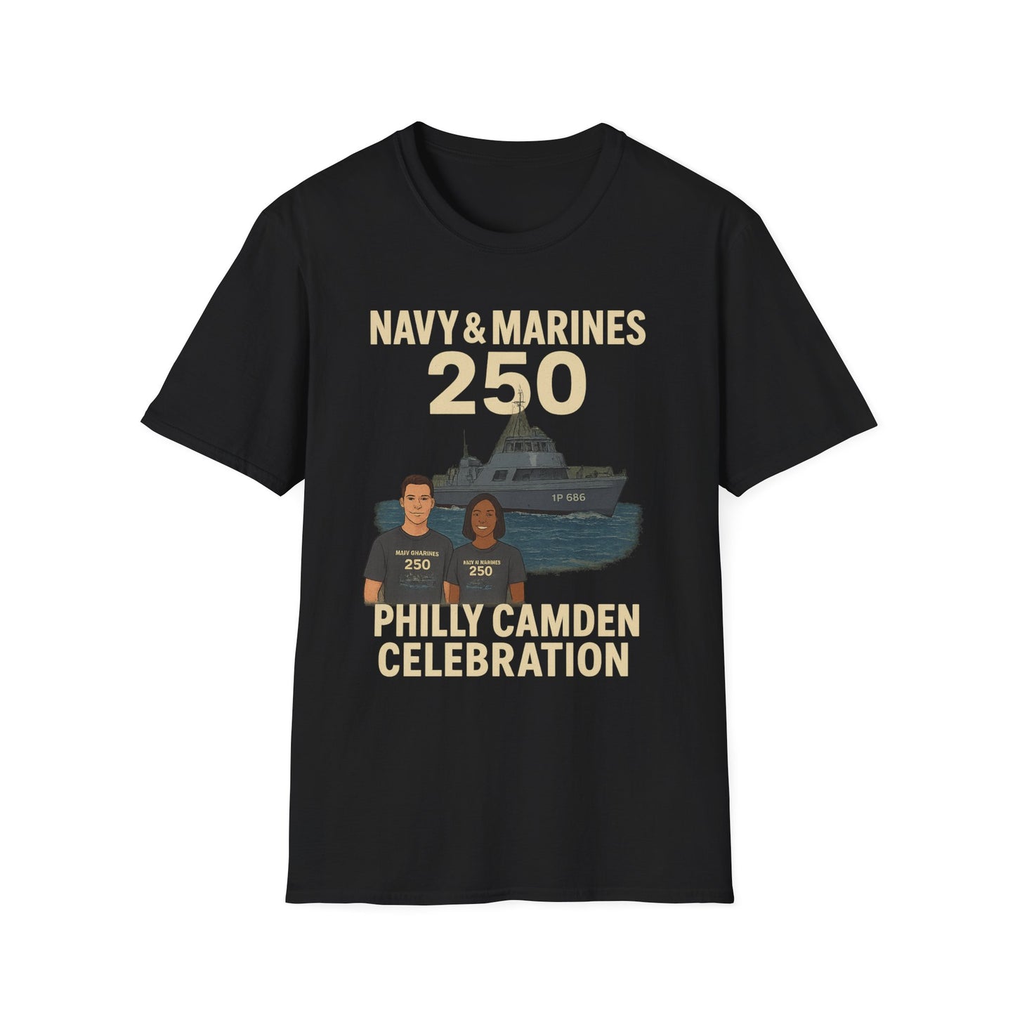 U.S. Navy & Marines 250 Anniversary Commemorative Tee
