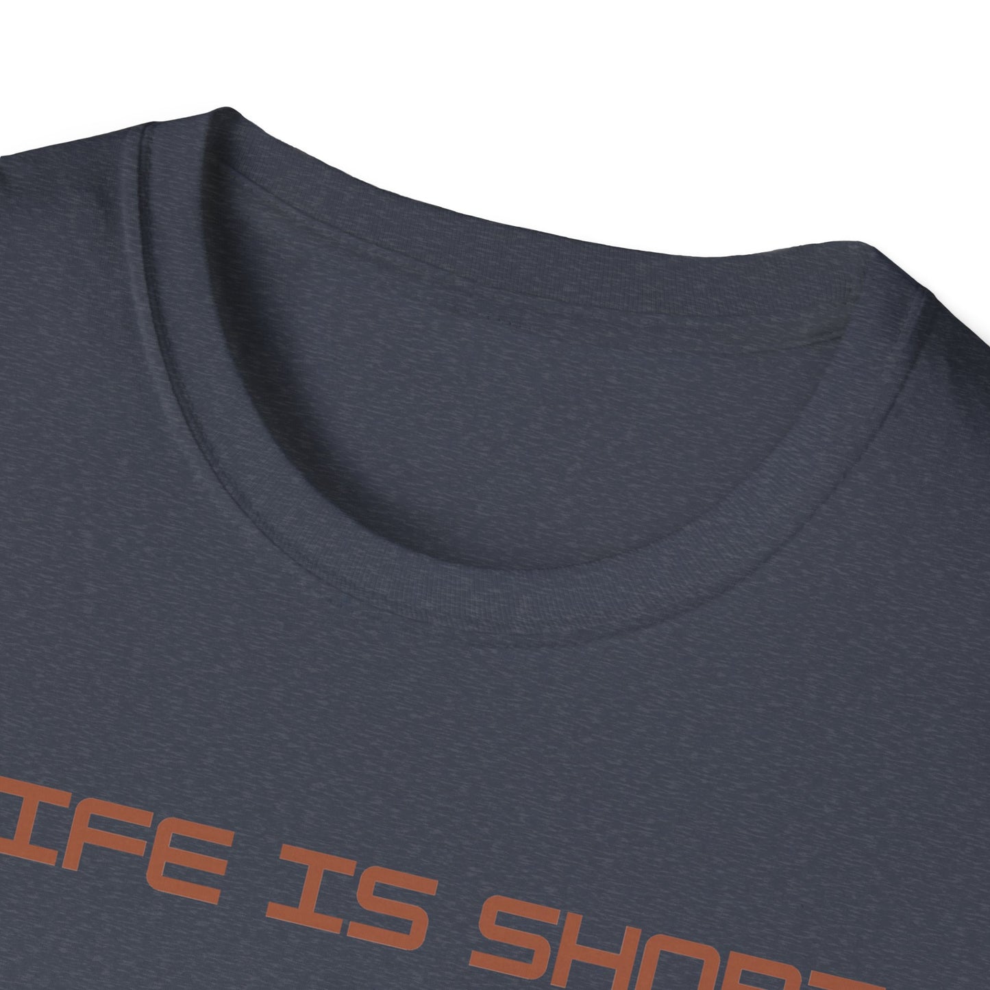 Life is Short: Get a Dog Unisex T-Shirt, Cute Dog Lover Gift, Animal Rescue Tee, Pet Adoption Shirt, Dog Themed Clothing