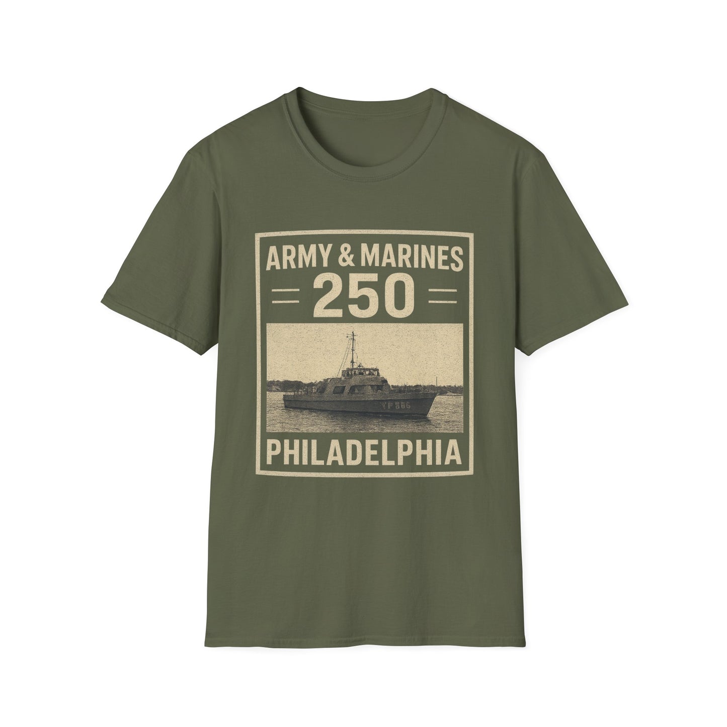 Philly Camden Navy 250th Celebration Shirt
