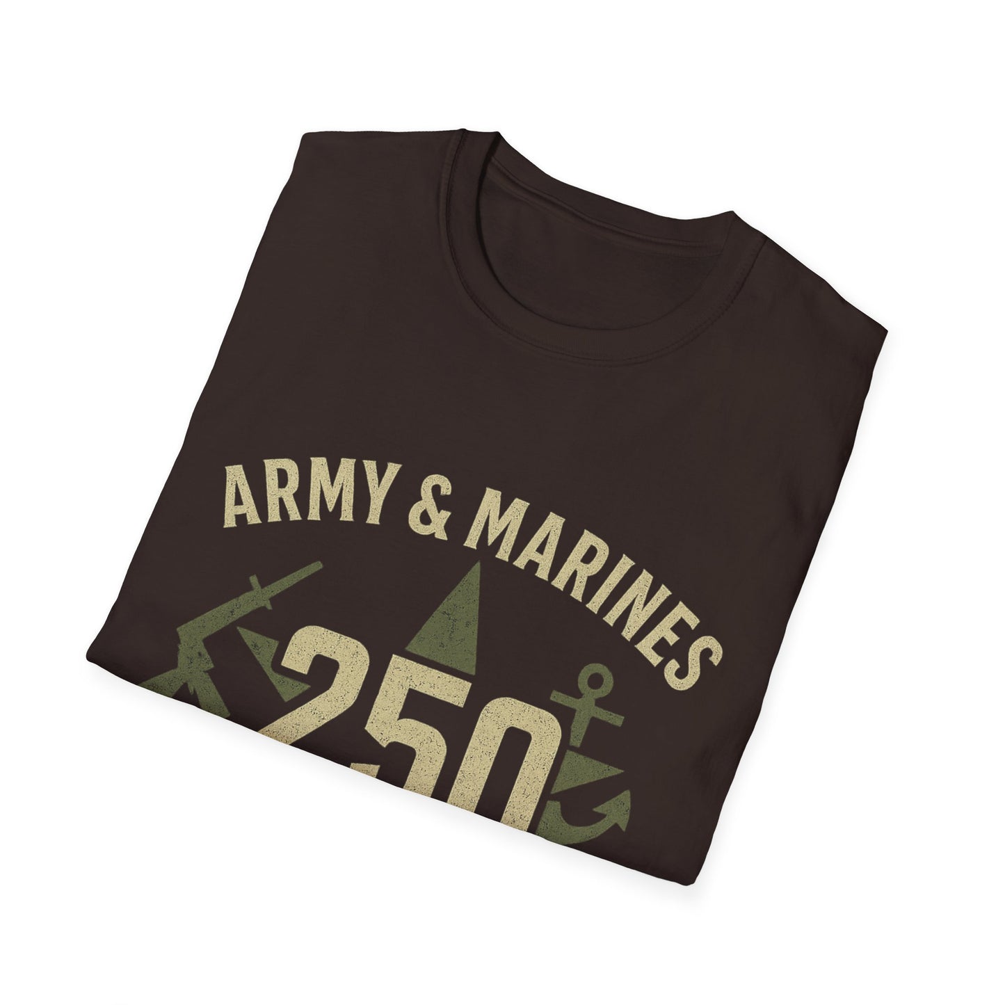 Army & Marines Commemorative T-Shirt, Unisex Tee for Veterans, Casual Wear, Military Pride, September Celebration
