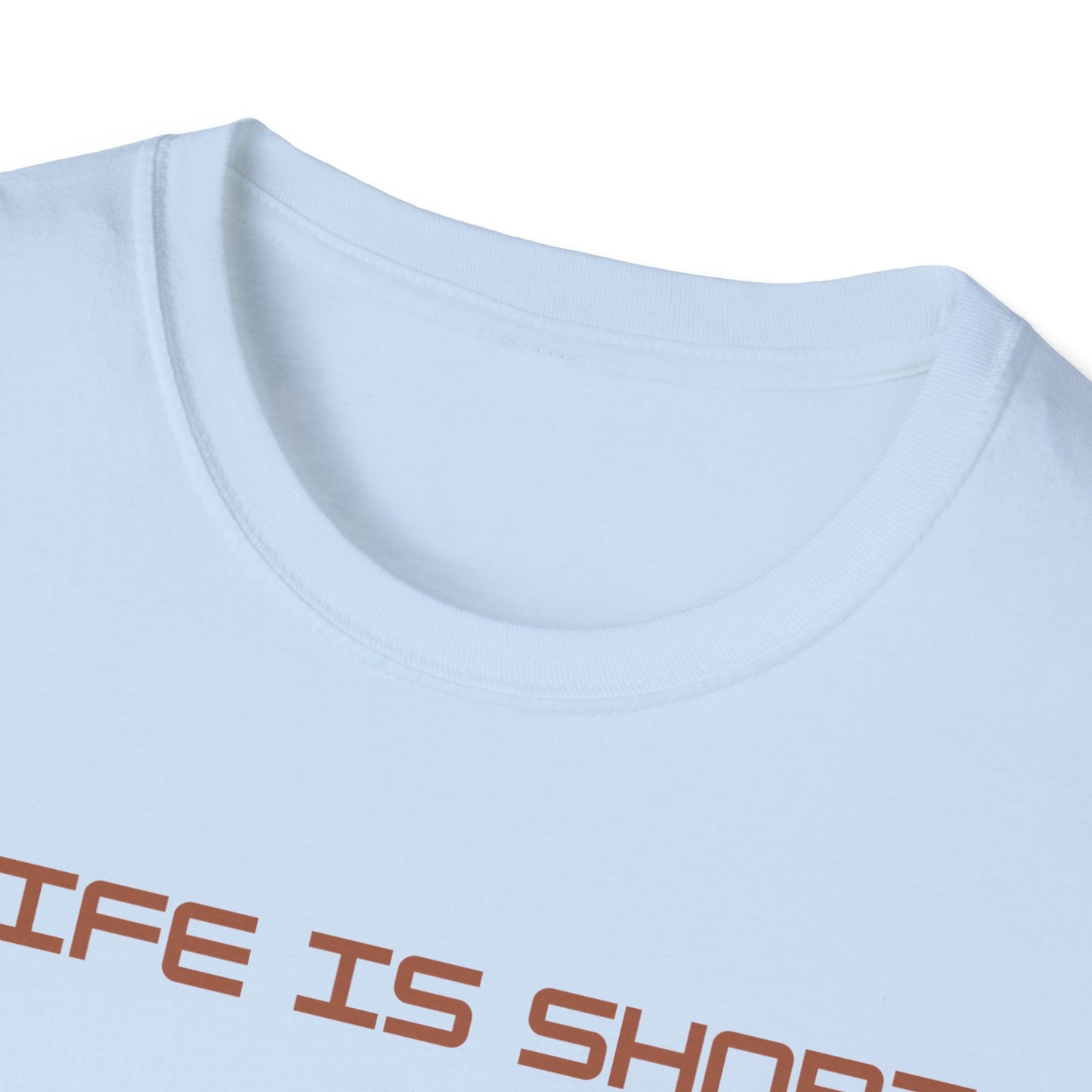Life is Short: Get a Dog Unisex T-Shirt, Cute Dog Lover Gift, Animal Rescue Tee, Pet Adoption Shirt, Dog Themed Clothing