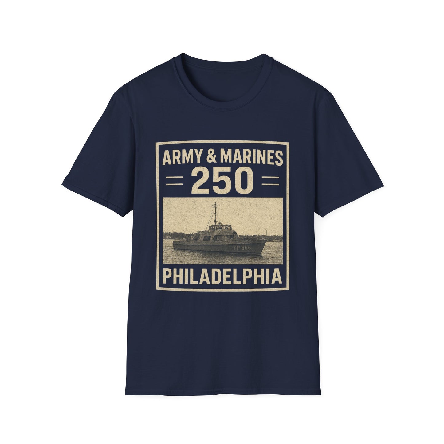 Philly Camden Navy 250th Celebration Shirt