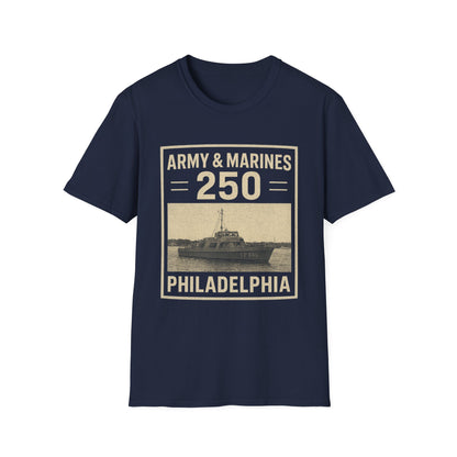 Philly Camden Navy 250th Celebration Shirt