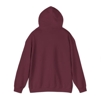 Unisex Heavy Blend™ Hoodie with 'Double Future' Design, Cozy Streetwear, Gift for Tech Lovers, Trendy Apparel, Casual Wear, Unisex Fashion
