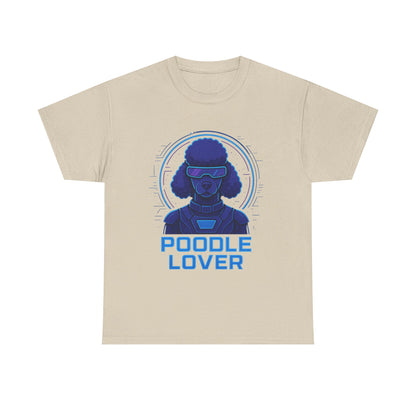 Poodle Lover Tee FUTURE modern, Unisex Cotton T-Shirt, Dog Lover Gift, Pet Owner Apparel, Stylish Canine Top, Casual Everyday Wear