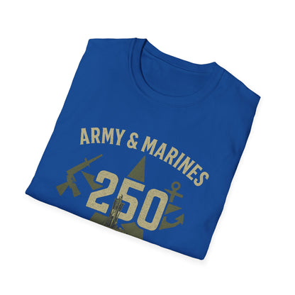 Army & Marines 250 Philadelphia Navy Tribute Tee