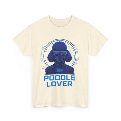 Poodle Lover Tee FUTURE modern, Unisex Cotton T-Shirt, Dog Lover Gift, Pet Owner Apparel, Stylish Canine Top, Casual Everyday Wear
