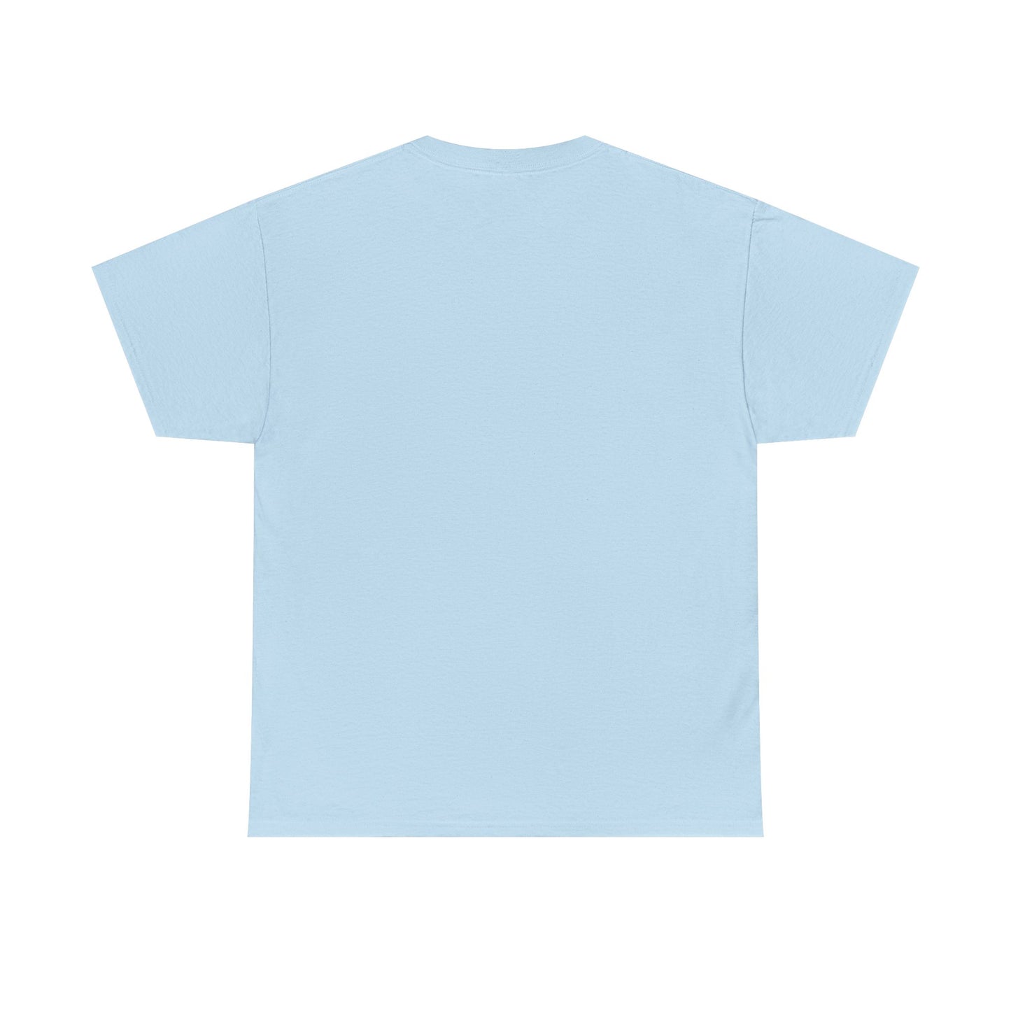 Blue Poodle Unisex Heavy Cotton Tee, Dog Lovers Gift, Fun Pet Apparel, Casual Outfit, Cute Animal Shirt