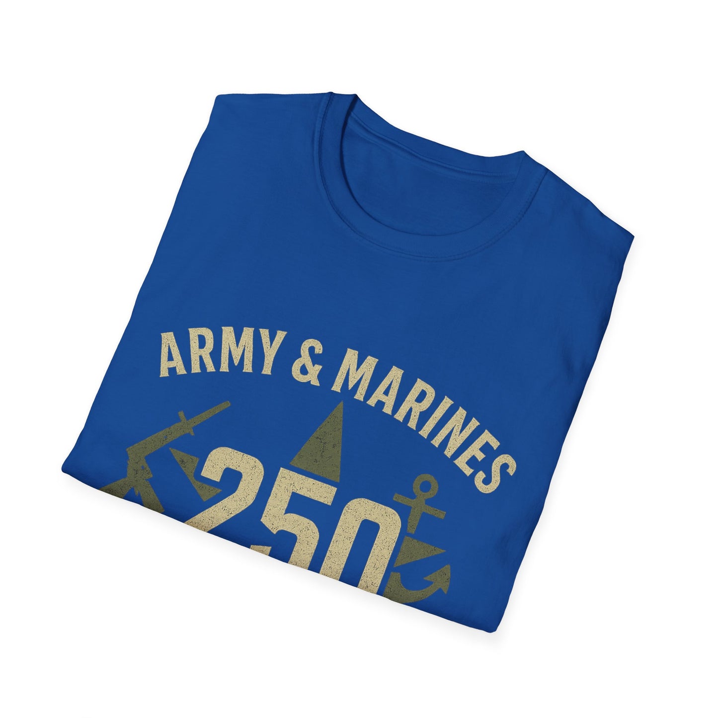 Army & Marines Commemorative T-Shirt, Unisex Tee for Veterans, Casual Wear, Military Pride, September Celebration