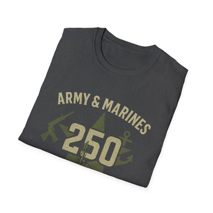 Army & Marines 250 Philadelphia Navy Tribute Tee