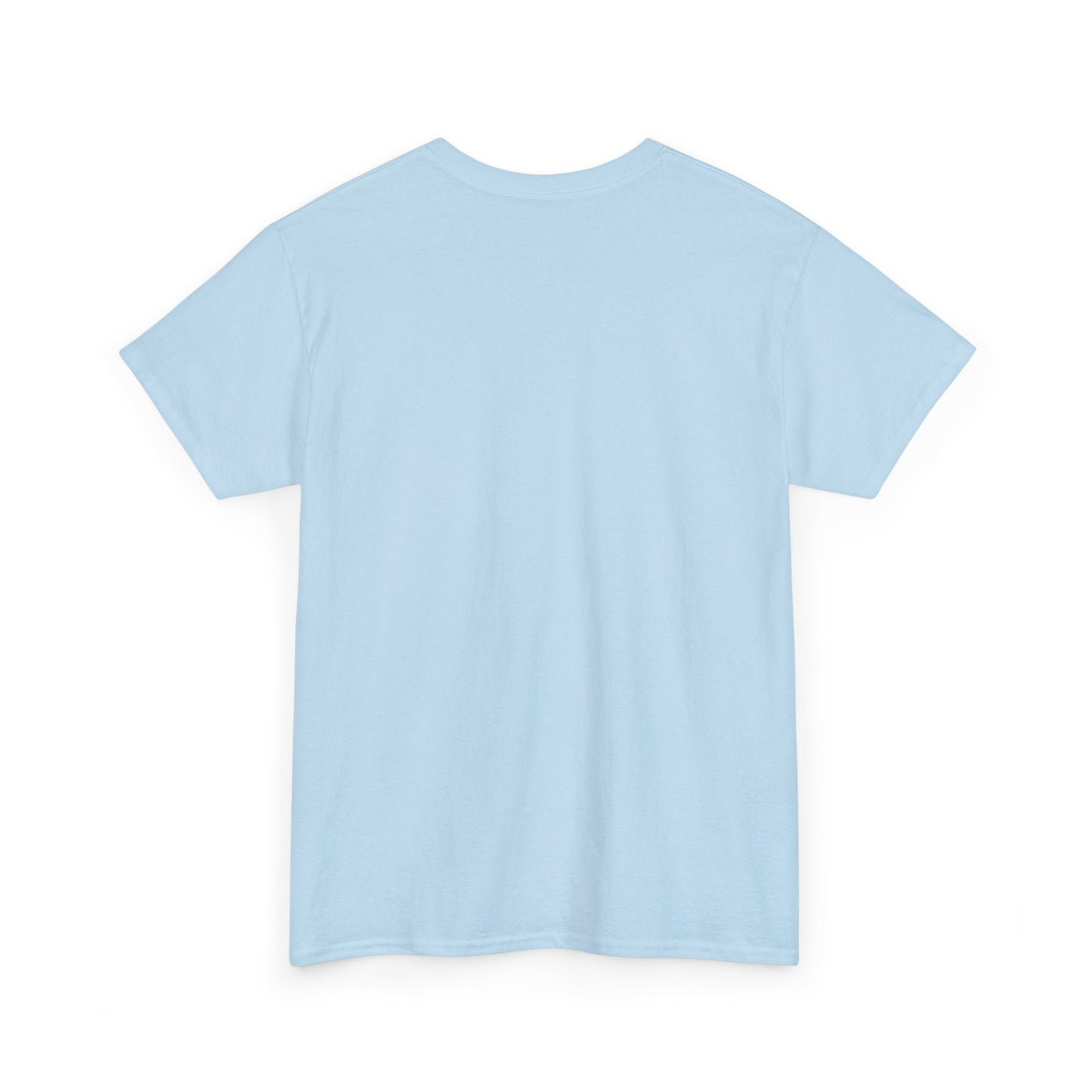 Blue Pup Unisex Heavy Cotton Tee, Dog Lover Gift, Pet Art T-Shirt, Casual Streetwear, Animal Lover Apparel