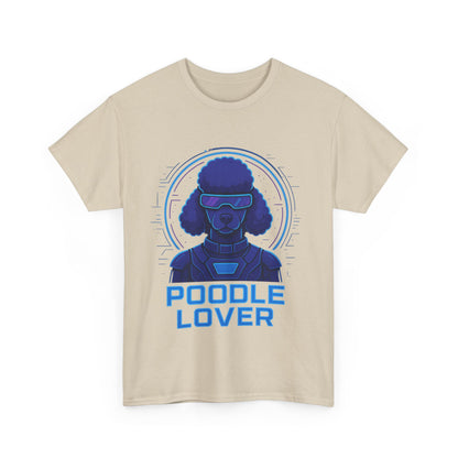 Poodle Lover Tee FUTURE modern, Unisex Cotton T-Shirt, Dog Lover Gift, Pet Owner Apparel, Stylish Canine Top, Casual Everyday Wear