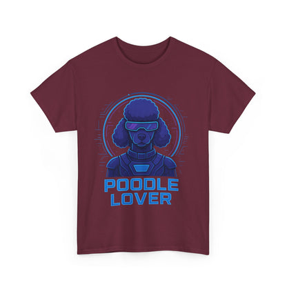 Poodle Lover Tee FUTURE modern, Unisex Cotton T-Shirt, Dog Lover Gift, Pet Owner Apparel, Stylish Canine Top, Casual Everyday Wear
