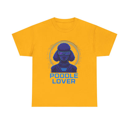 Poodle Lover Tee FUTURE modern, Unisex Cotton T-Shirt, Dog Lover Gift, Pet Owner Apparel, Stylish Canine Top, Casual Everyday Wear