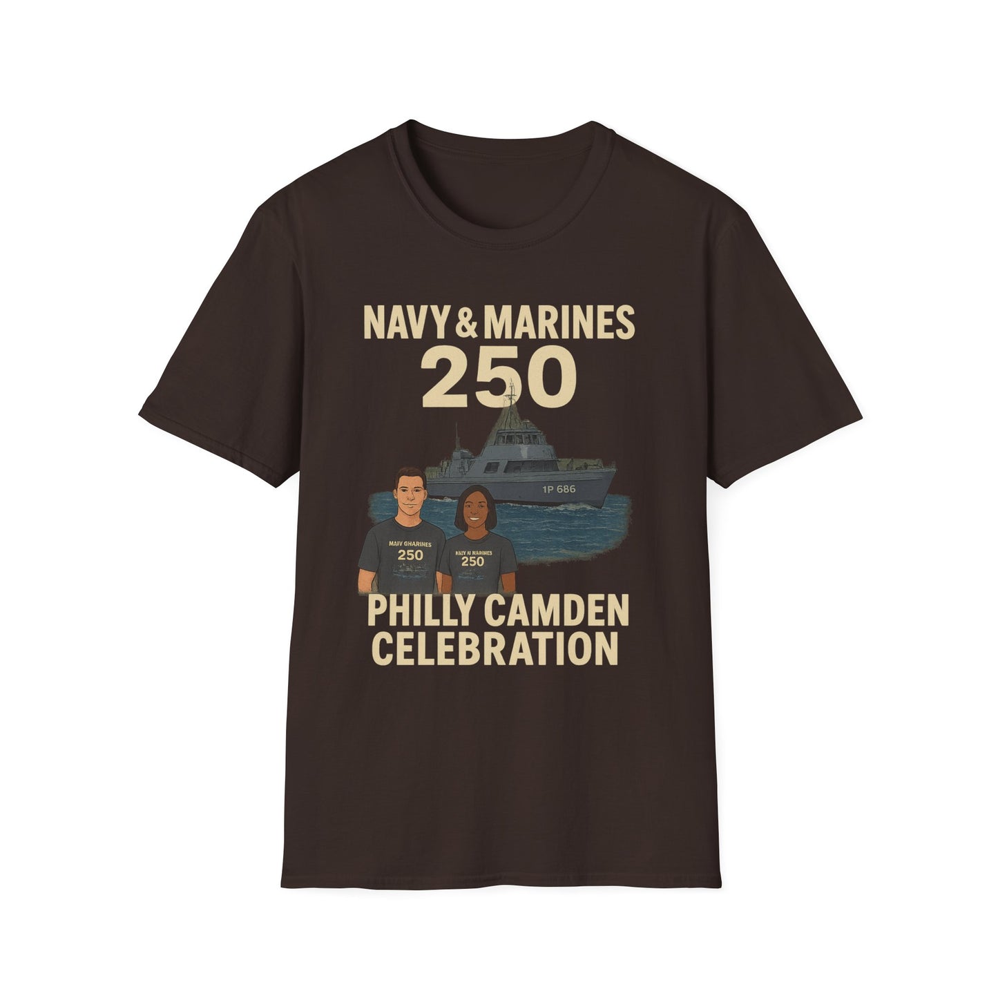 U.S. Navy & Marines 250 Anniversary Commemorative Tee