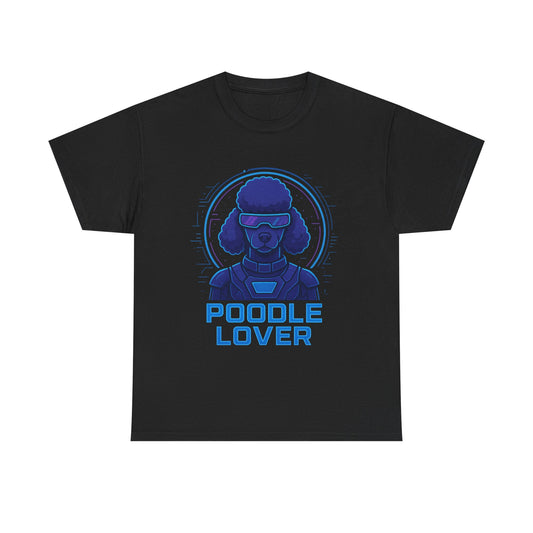 Poodle Lover Tee FUTURE modern, Unisex Cotton T-Shirt, Dog Lover Gift, Pet Owner Apparel, Stylish Canine Top, Casual Everyday Wear