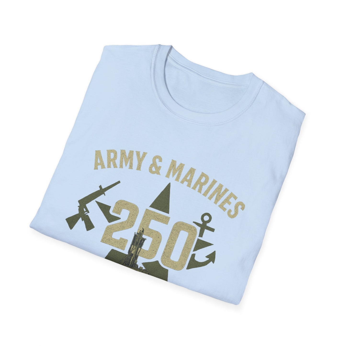 Army & Marines 250 Philadelphia Navy Tribute Tee