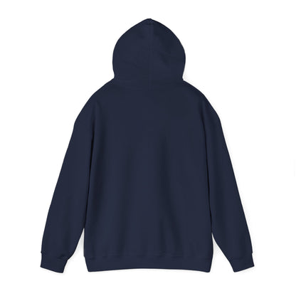 Unisex Heavy Blend™ Hoodie with 'Double Future' Design, Cozy Streetwear, Gift for Tech Lovers, Trendy Apparel, Casual Wear, Unisex Fashion