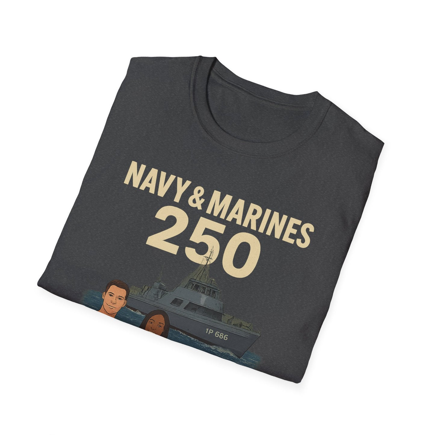 U.S. Navy & Marines 250 Anniversary Commemorative Tee