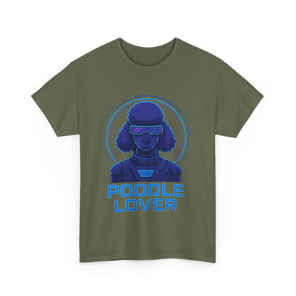Poodle Lover Tee FUTURE modern, Unisex Cotton T-Shirt, Dog Lover Gift, Pet Owner Apparel, Stylish Canine Top, Casual Everyday Wear