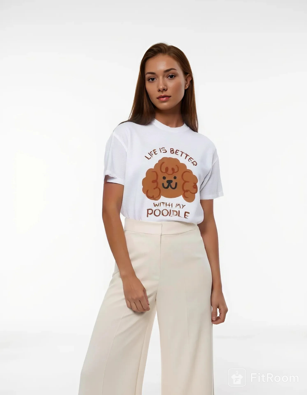 Life is Better with My Poodle Tee, Unisex Cotton Shirt, Dog Lover Apparel, Gift for Pet Owners