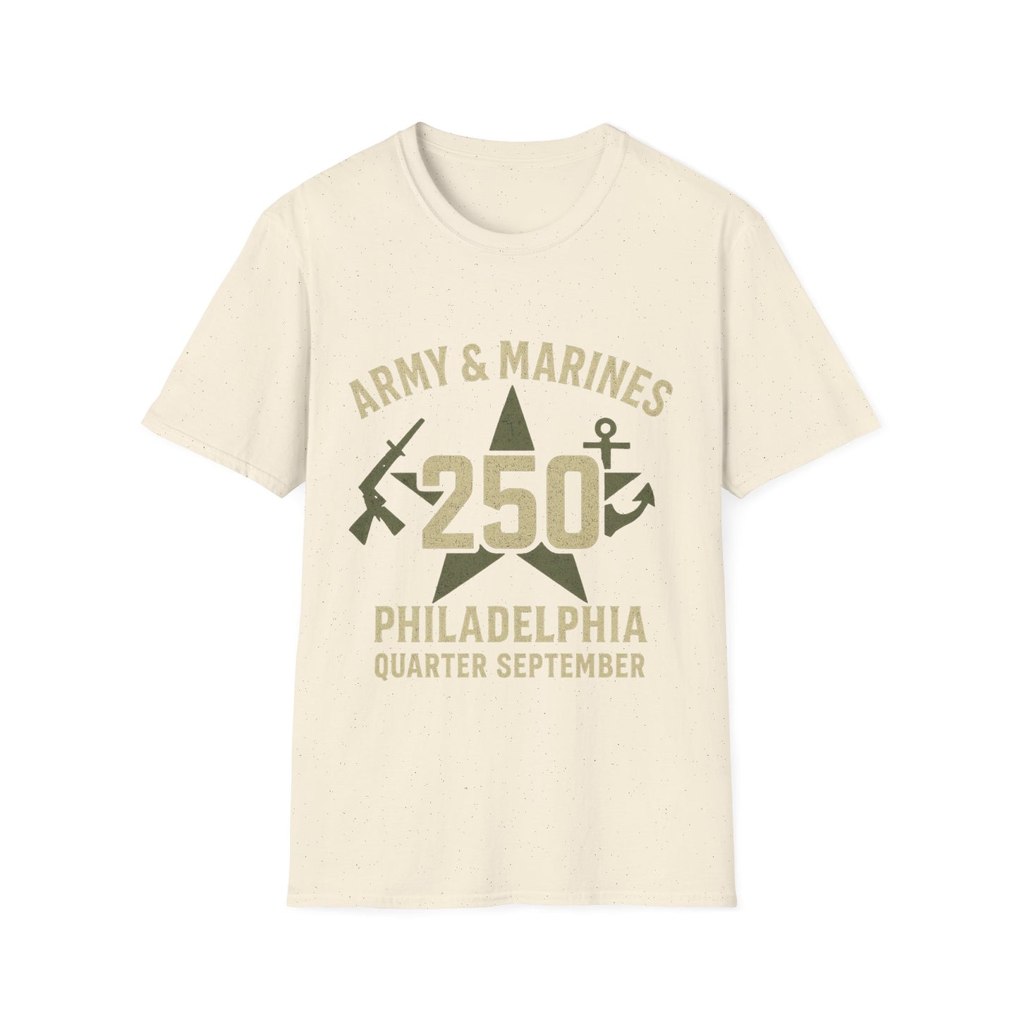 Army & Marines Commemorative T-Shirt, Unisex Tee for Veterans, Casual Wear, Military Pride, September Celebration