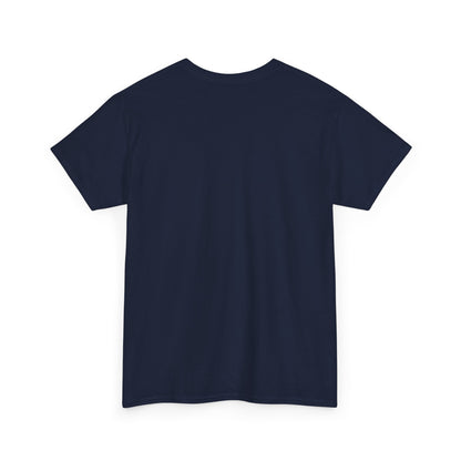 Blue Pup Unisex Heavy Cotton Tee, Dog Lover Gift, Pet Art T-Shirt, Casual Streetwear, Animal Lover Apparel