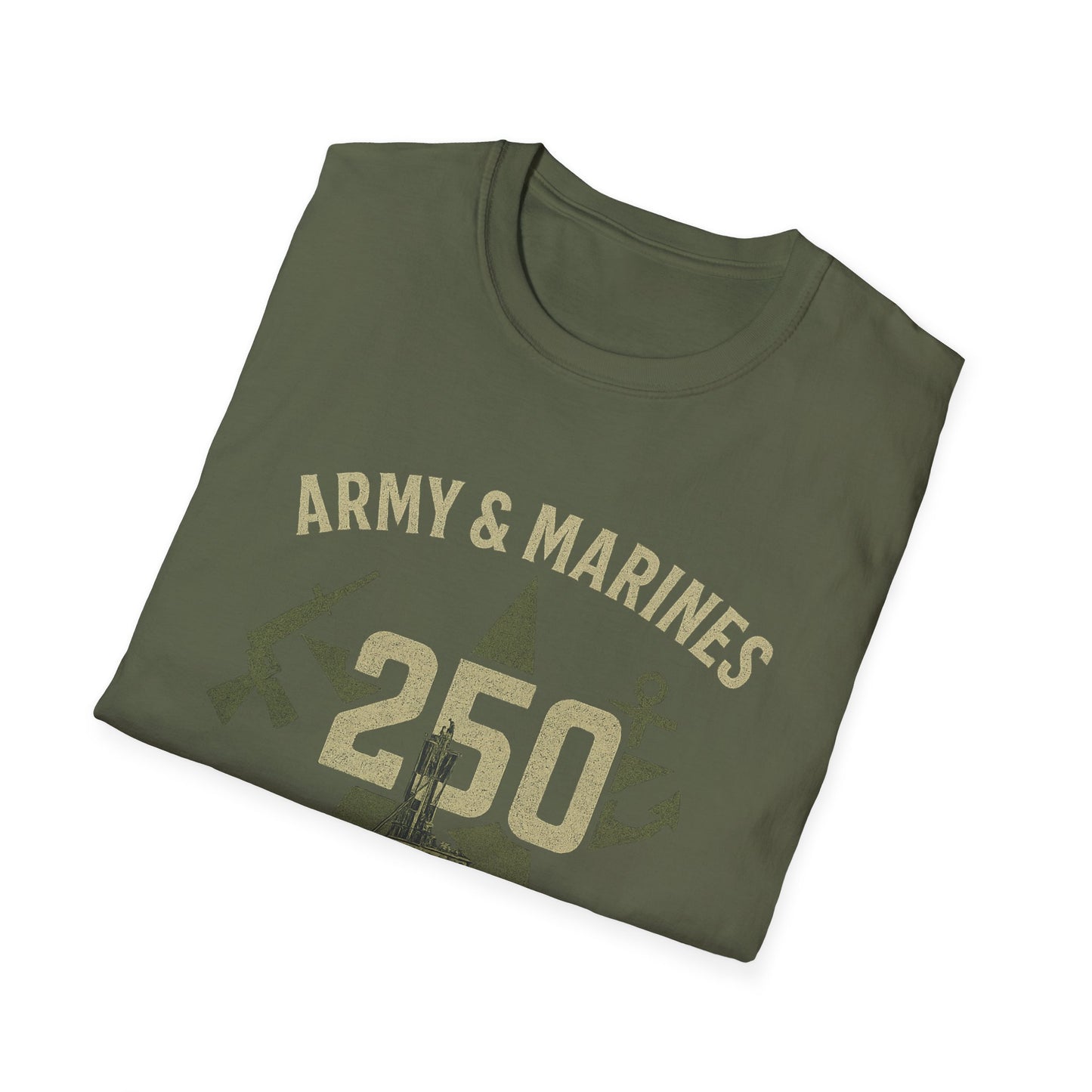 Army & Marines 250 Philadelphia Navy Tribute Tee