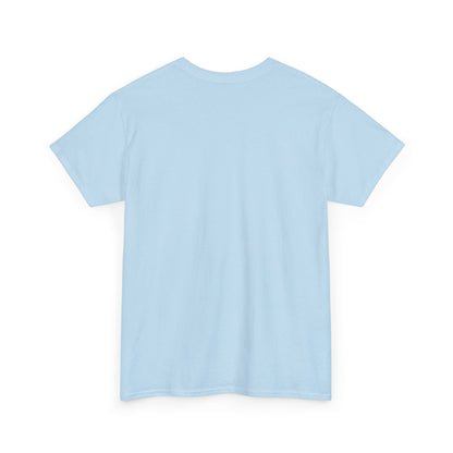 Blue Poodle Unisex Heavy Cotton Tee, Dog Lovers Gift, Fun Pet Apparel, Casual Outfit, Cute Animal Shirt
