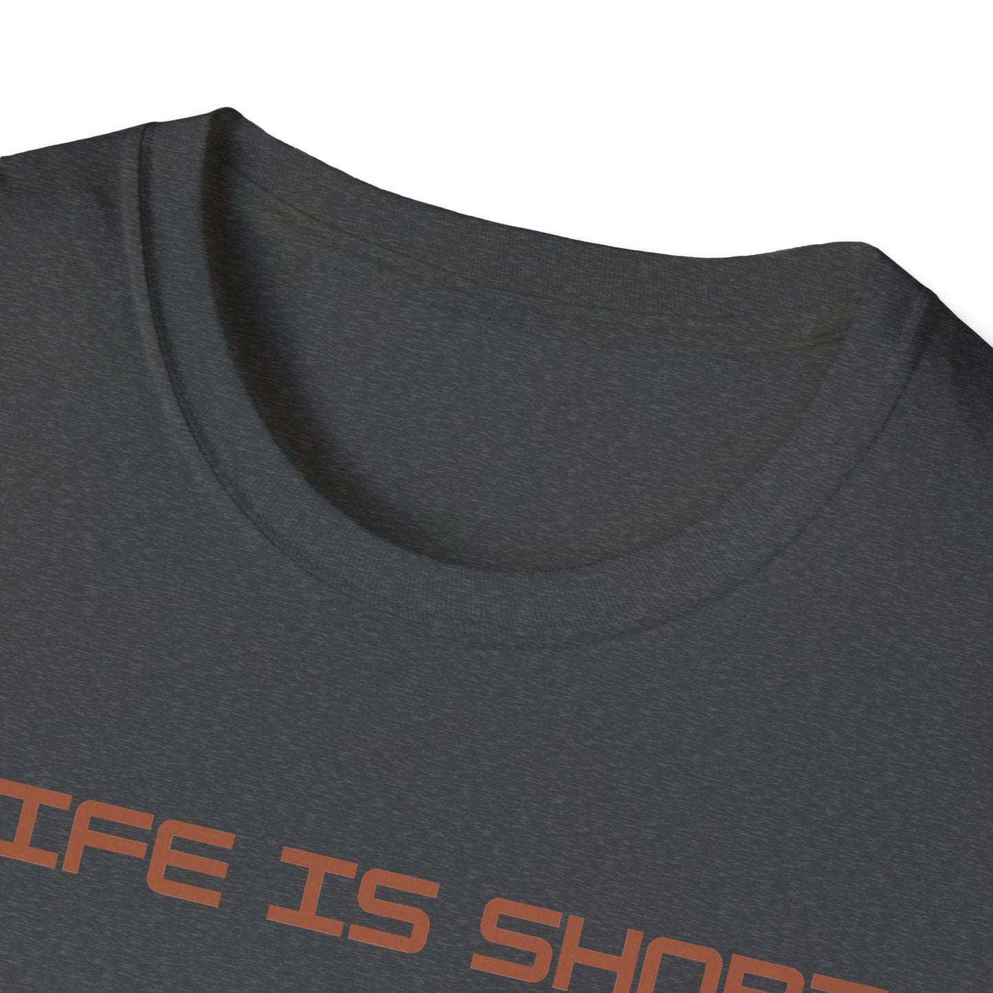 Life is Short: Get a Dog Unisex T-Shirt, Cute Dog Lover Gift, Animal Rescue Tee, Pet Adoption Shirt, Dog Themed Clothing