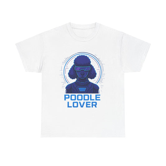 Poodle Lover Tee FUTURE modern, Unisex Cotton T-Shirt, Dog Lover Gift, Pet Owner Apparel, Stylish Canine Top, Casual Everyday Wear
