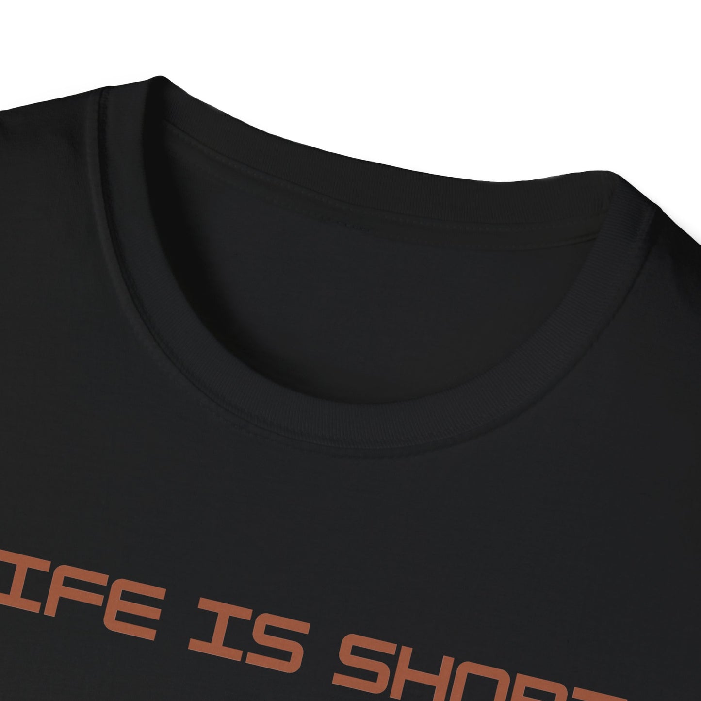 Life is Short: Get a Dog Unisex T-Shirt, Cute Dog Lover Gift, Animal Rescue Tee, Pet Adoption Shirt, Dog Themed Clothing