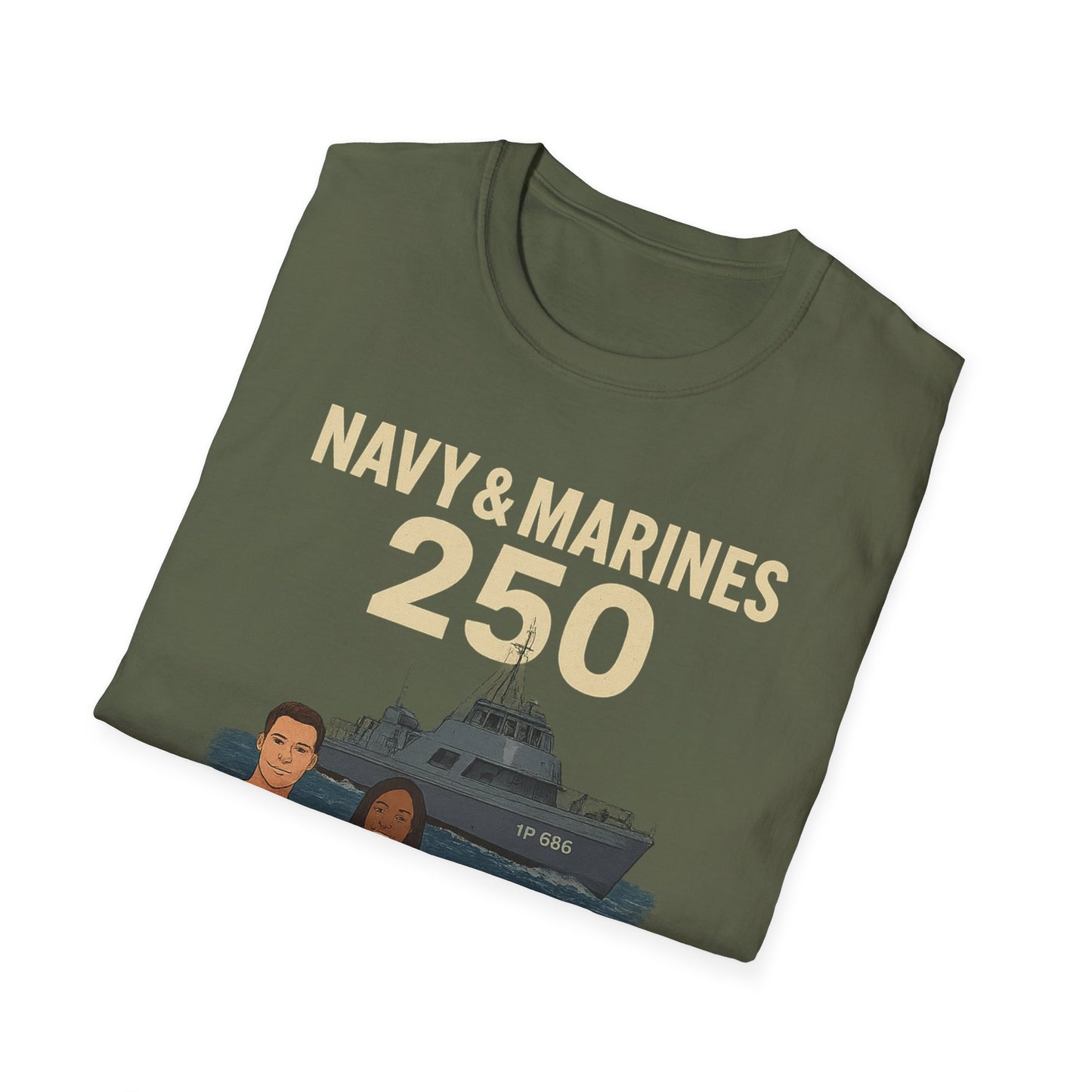 U.S. Navy & Marines 250 Anniversary Commemorative Tee