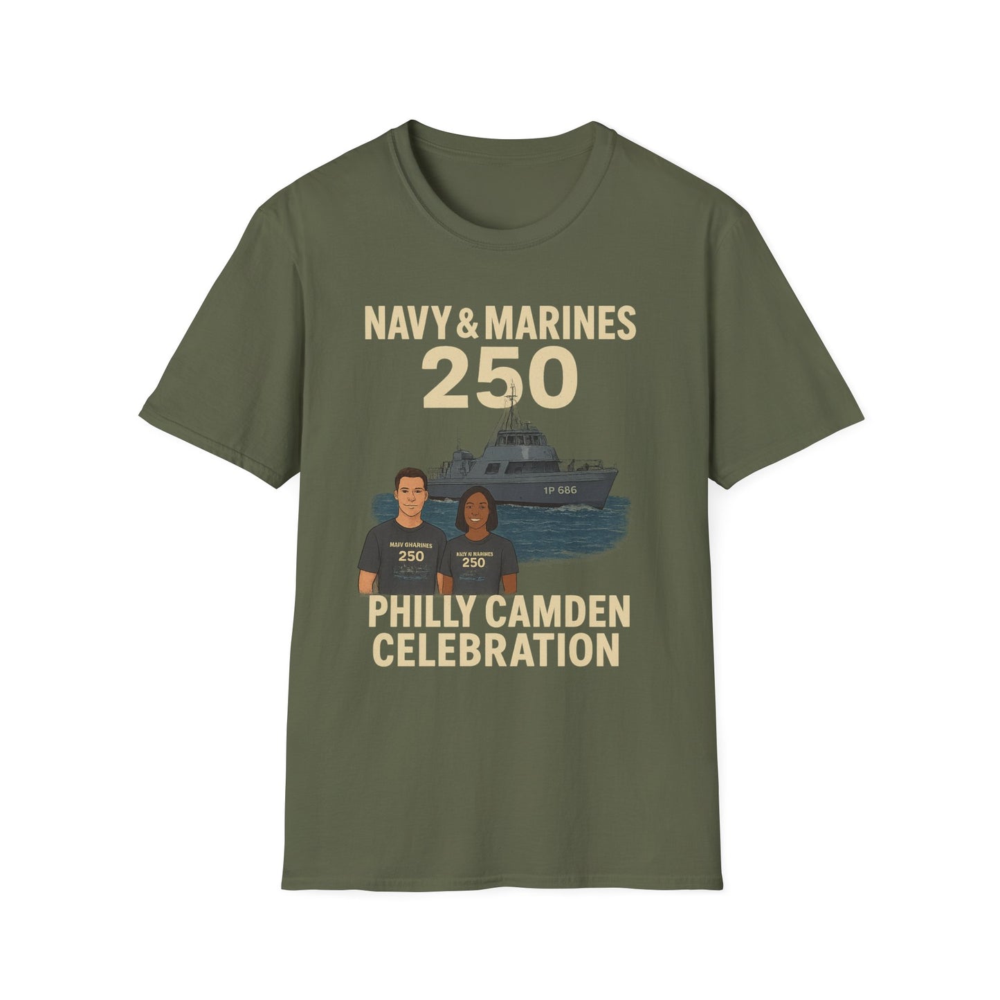 U.S. Navy & Marines 250 Anniversary Commemorative Tee