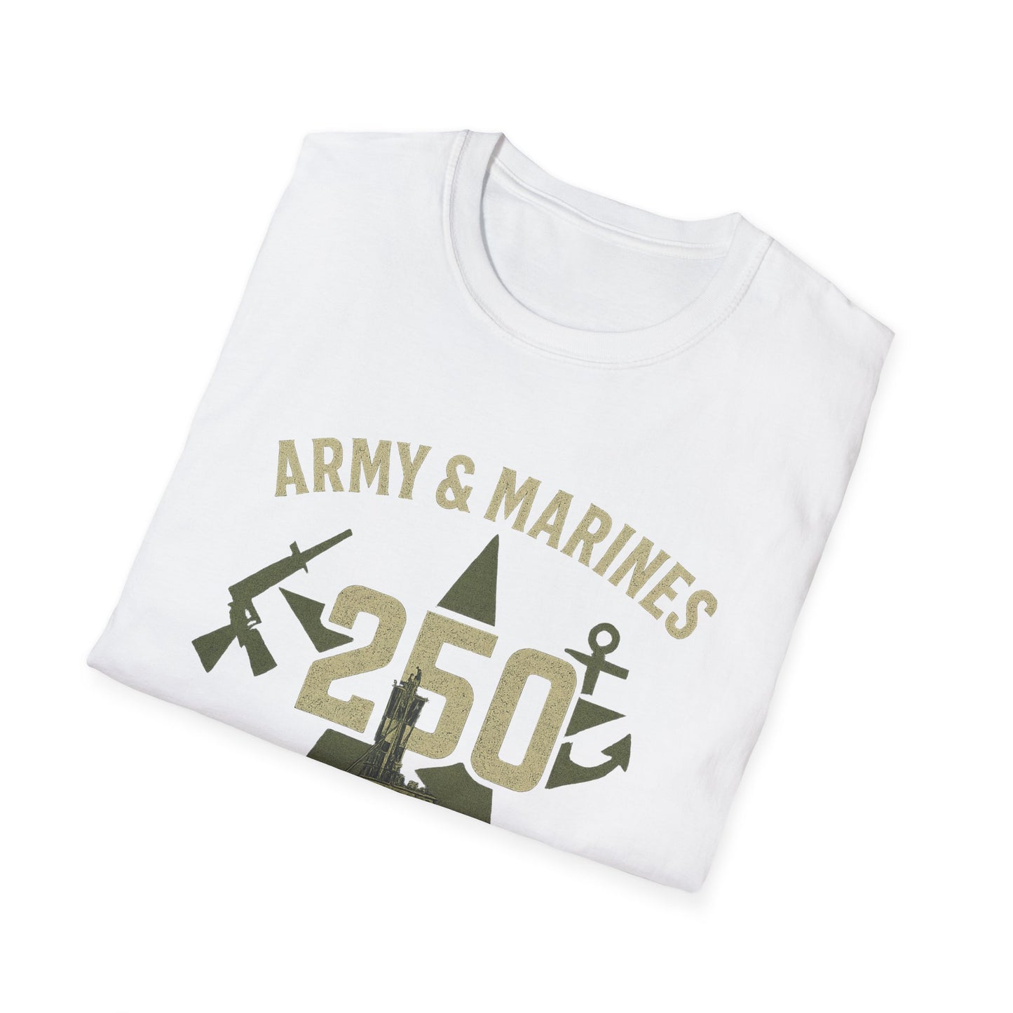 Army & Marines 250 Philadelphia Navy Tribute Tee
