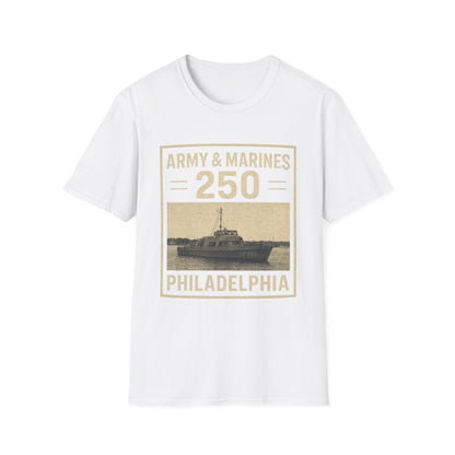 Philly Camden Navy 250th Celebration Shirt