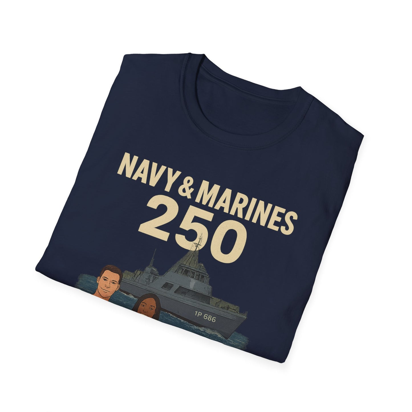 U.S. Navy & Marines 250 Anniversary Commemorative Tee