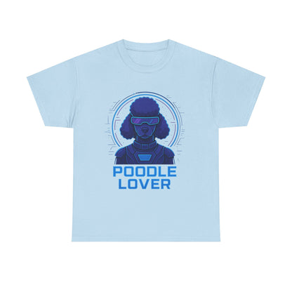 Poodle Lover Tee FUTURE modern, Unisex Cotton T-Shirt, Dog Lover Gift, Pet Owner Apparel, Stylish Canine Top, Casual Everyday Wear