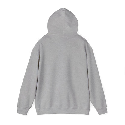 Unisex Heavy Blend™ Hoodie with 'Double Future' Design, Cozy Streetwear, Gift for Tech Lovers, Trendy Apparel, Casual Wear, Unisex Fashion