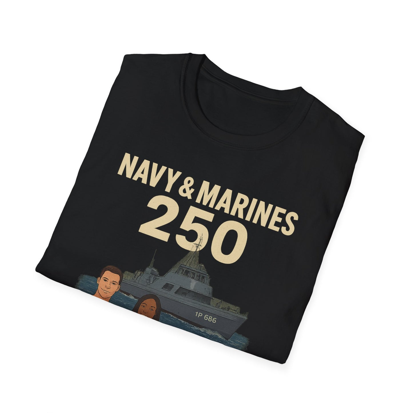 U.S. Navy & Marines 250 Anniversary Commemorative Tee