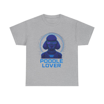 Poodle Lover Tee FUTURE modern, Unisex Cotton T-Shirt, Dog Lover Gift, Pet Owner Apparel, Stylish Canine Top, Casual Everyday Wear